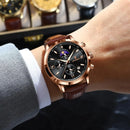 Relógio Poedagar 882 – Elegância Masculina à Prova d’Água